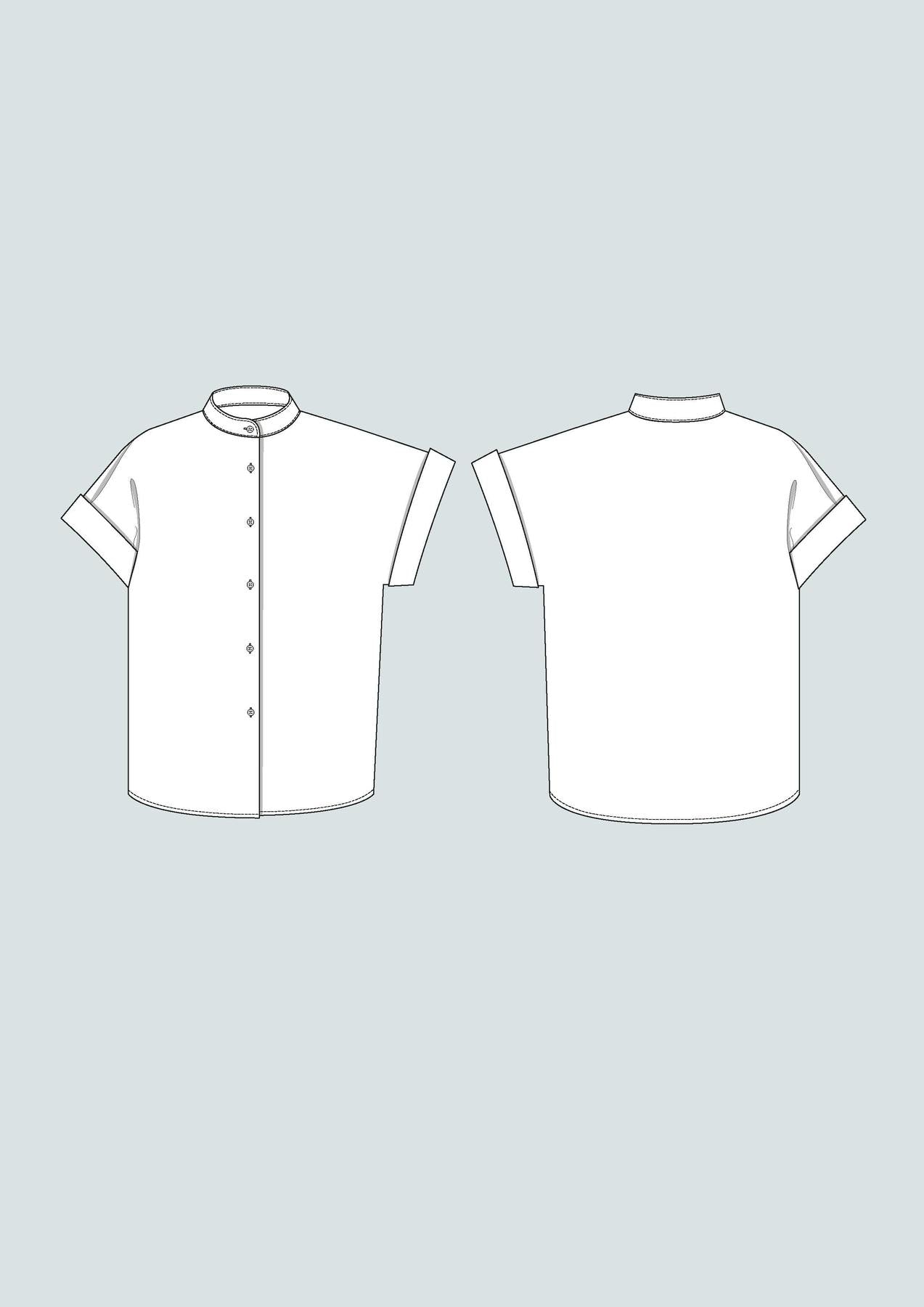 Cap Sleeve Shirt - Sewing Pattern | The Assembly Line