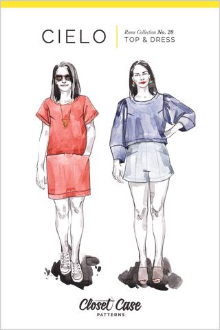 Closet Core Patterns | Cielo Top &amp; Dress - MaaiDesign