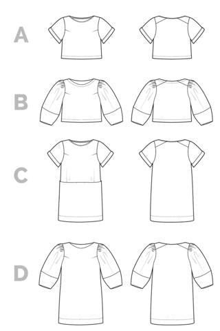 Closet Core Patterns | Cielo Top & Dress - MaaiDesign
