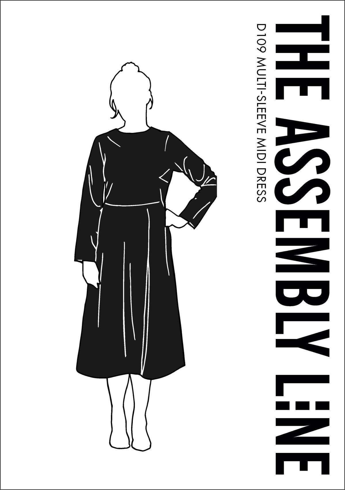 Multi-Sleeve Midi Dress - The Assembly Line - MaaiDesign
