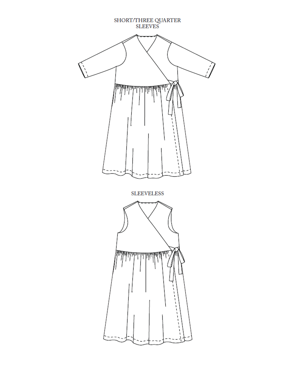 PDF Pattern - Etta Wrap Dress | Merchant &amp; Mills