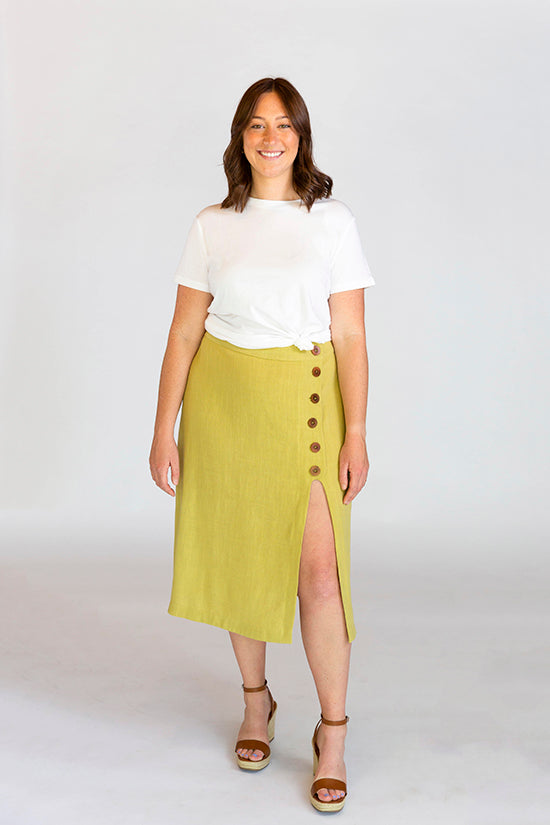 Evelyn Skirt Sewing Pattern Chalk and Notch Patterns MaaiDesign