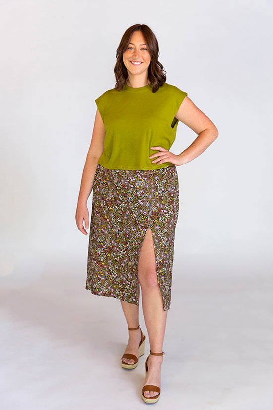 Evelyn Skirt Sewing Pattern Chalk and Notch Patterns