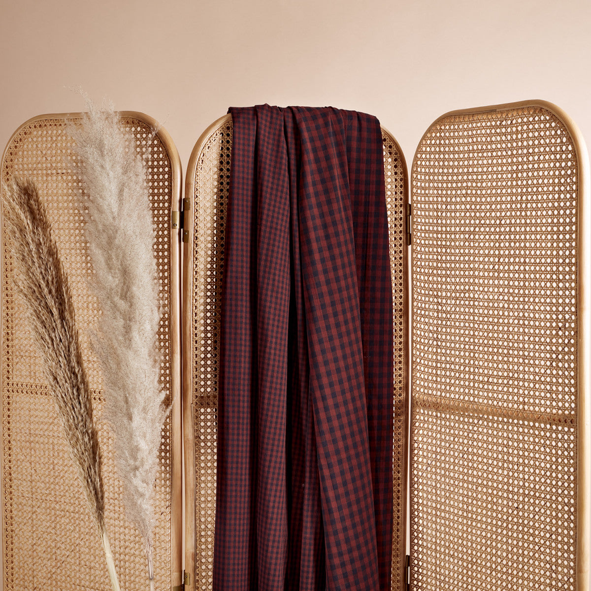 Gingham Double Gauze - Atelier Brunette - Night Rust