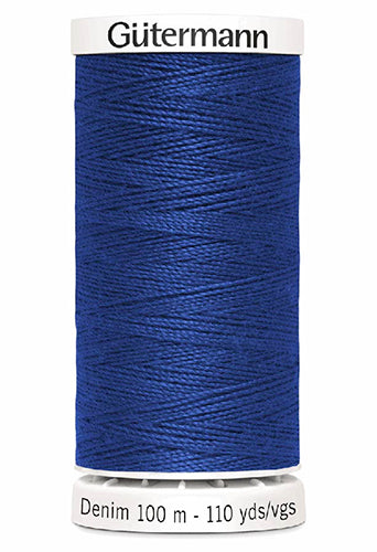 Gütermann Denim Sewing Thread - 6756 Bright Blue
