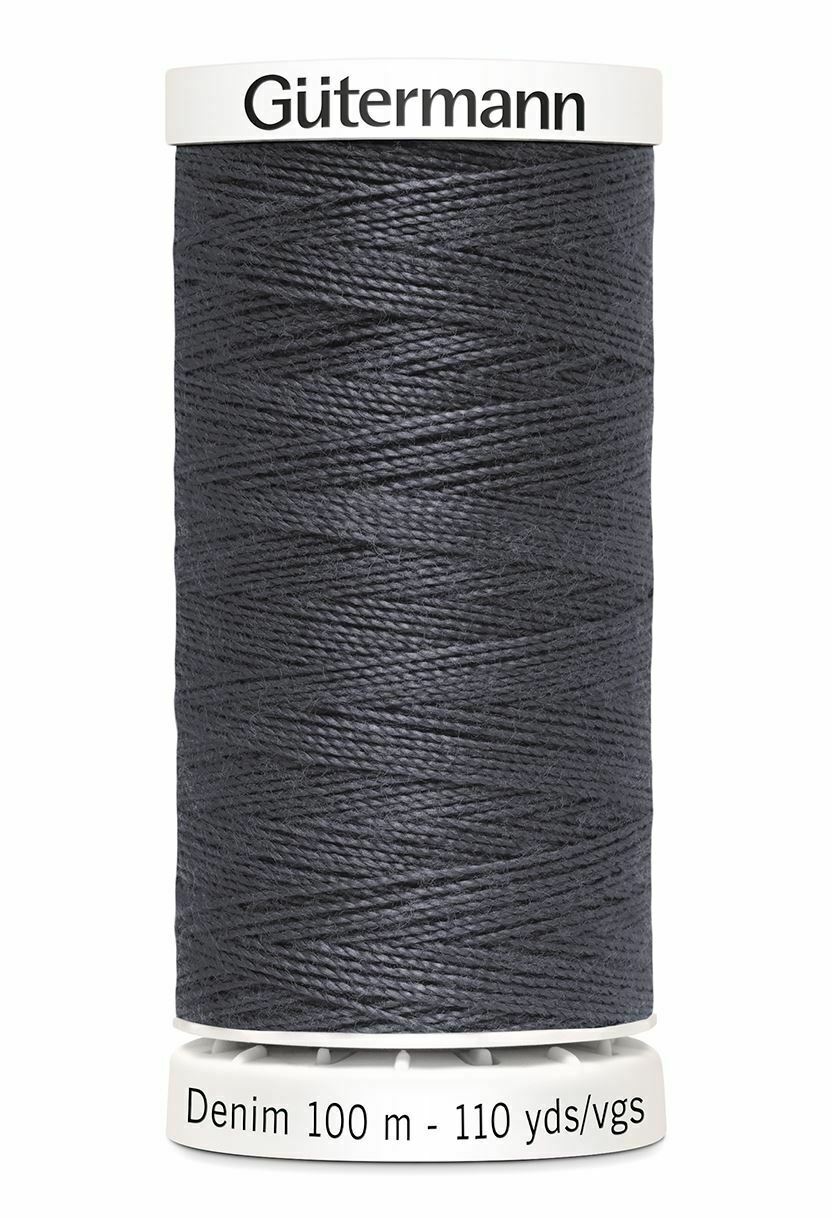 Gütermann Denim Sewing Thread - 9455 Dark Grey