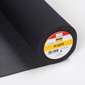 H609 Vilene Knit Fusible Interfacing - Black
