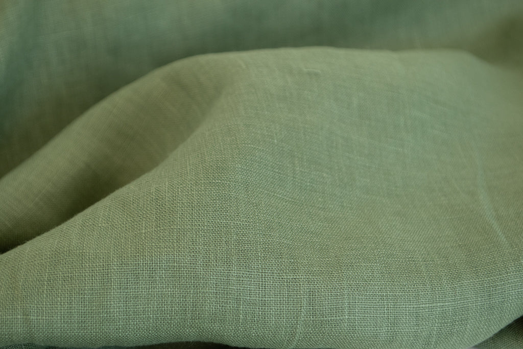 Heavy Linen - Spring Green