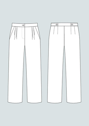 High Waist Trousers - The Assembly Line - MaaiDesign