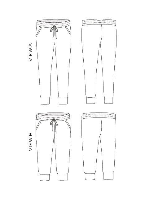 Hudson Pant/ Short - Sewing Pattern | True Bias