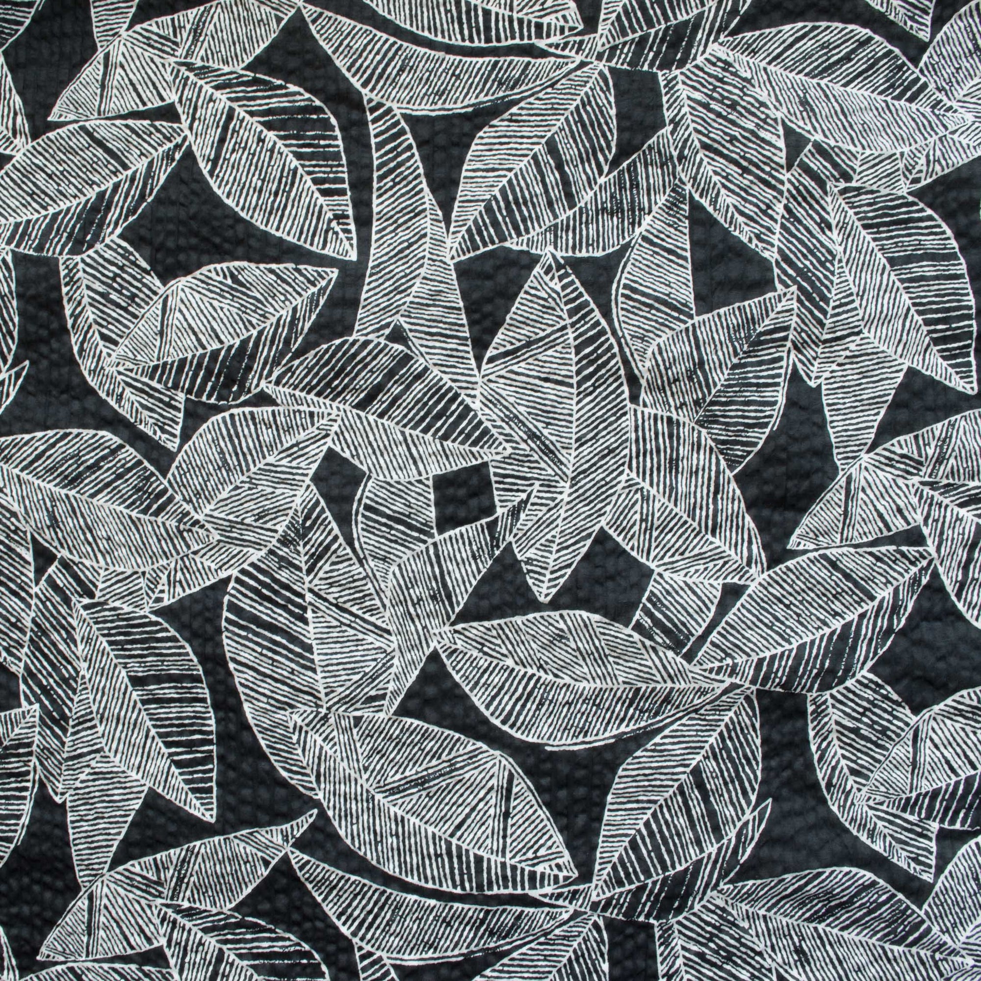 Japanese Crinkle Cotton - Wilderness - Monochrome - MaaiDesign