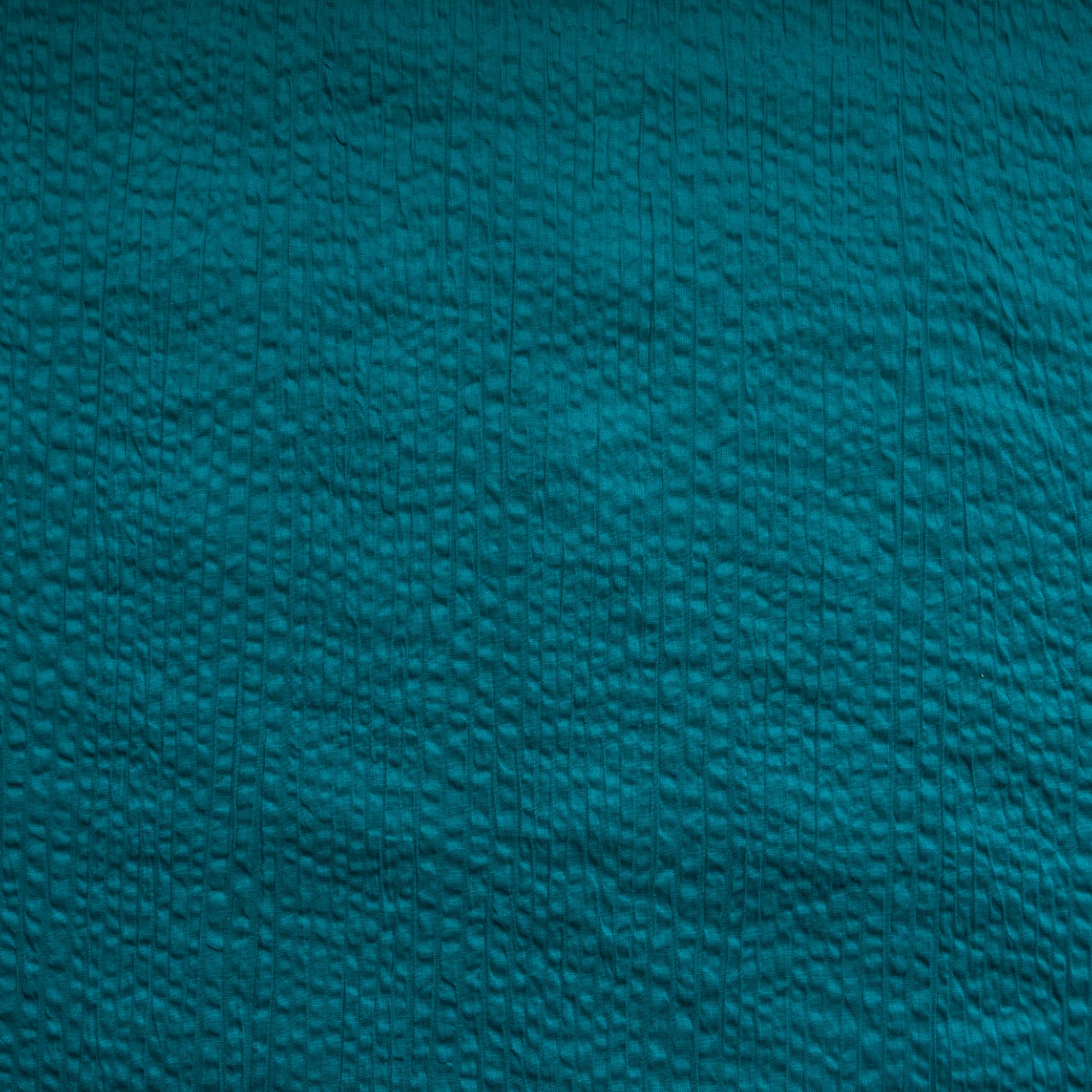 Japanese Crinkle Cotton - Rich Teal - MaaiDesign