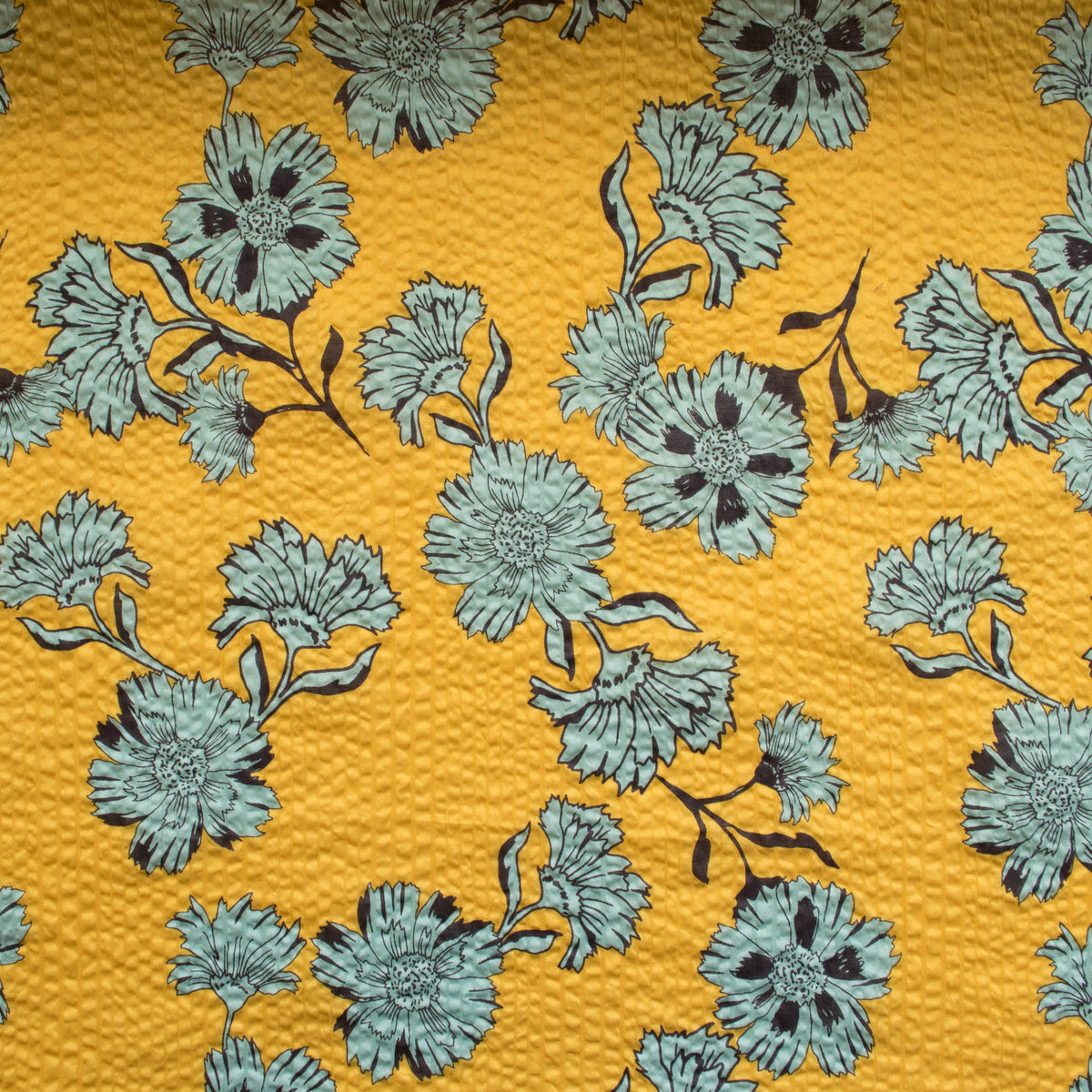 Japanese Crinkle Cotton - Marigold - Tuscan Yellow - MaaiDesign