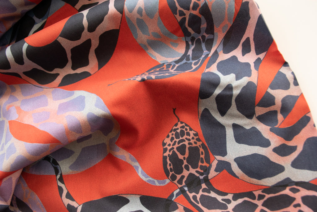 Lady McElroy Exclusive - Cotton Lawn - Python Party - MaaiDesign