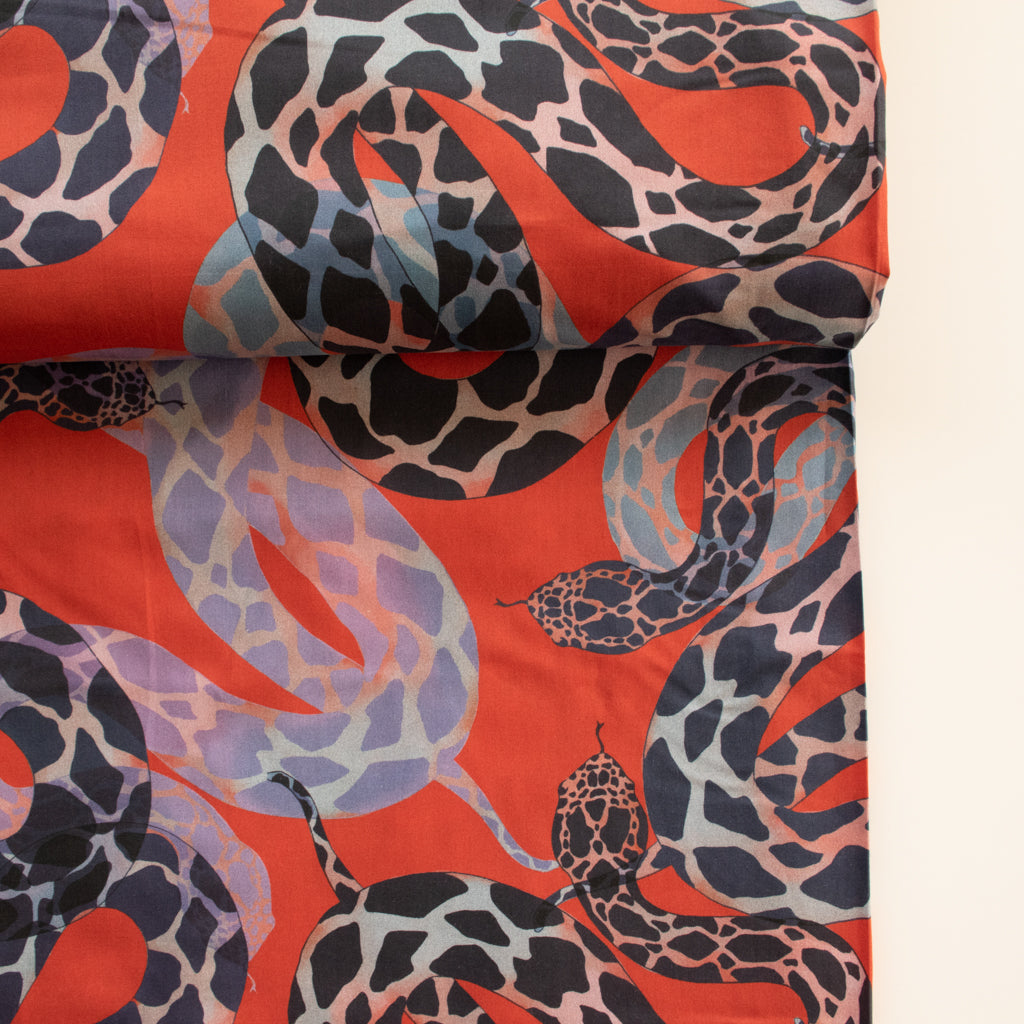 Lady McElroy Exclusive - Cotton Lawn - Python Party - MaaiDesign
