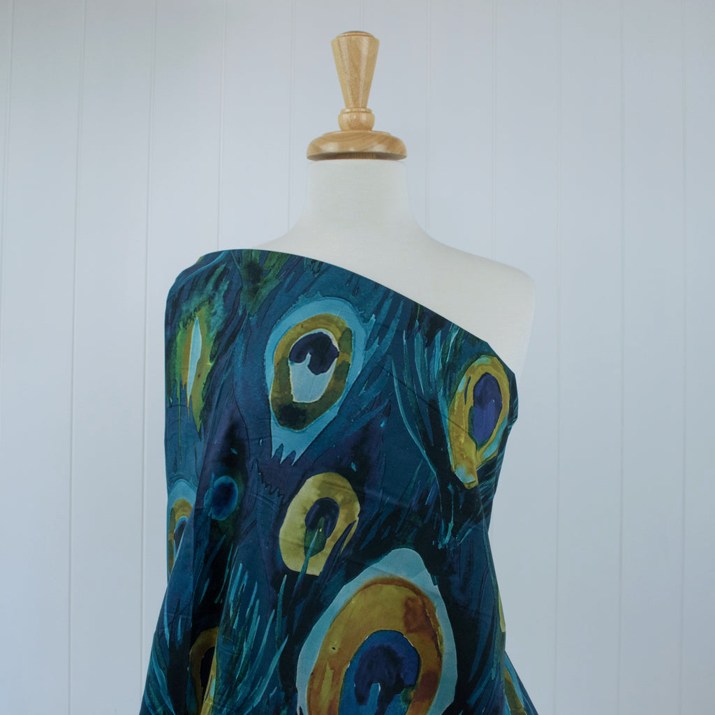 Lady McElroy Exclusive - Cotton Lawn - Peacock Glory