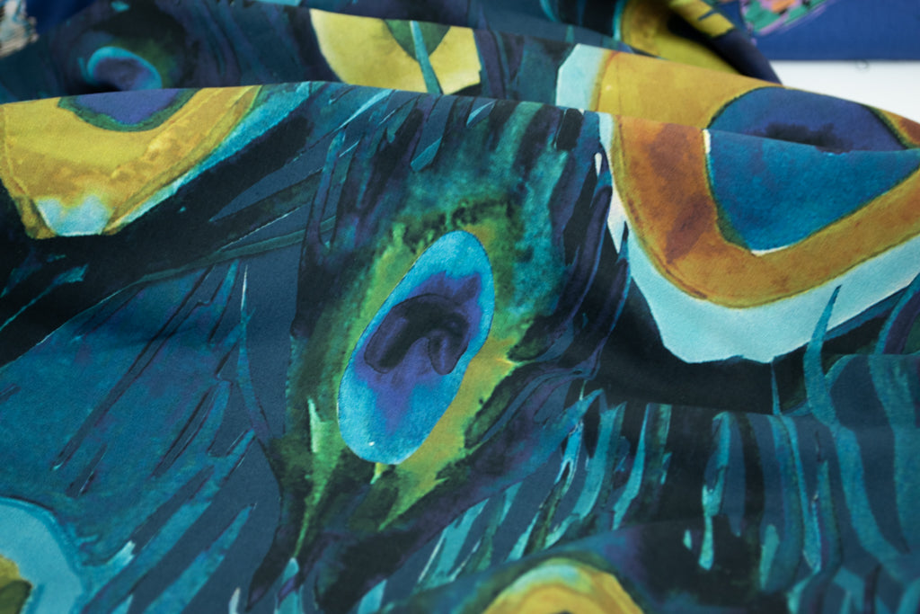 Lady McElroy Exclusive - Cotton Lawn - Peacock Glory