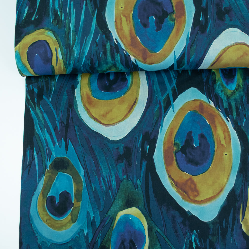 Lady McElroy Exclusive - Cotton Lawn - Peacock Glory