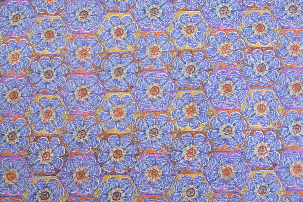 Lady McElroy - Cotton Lawn - Lavender Mosaic