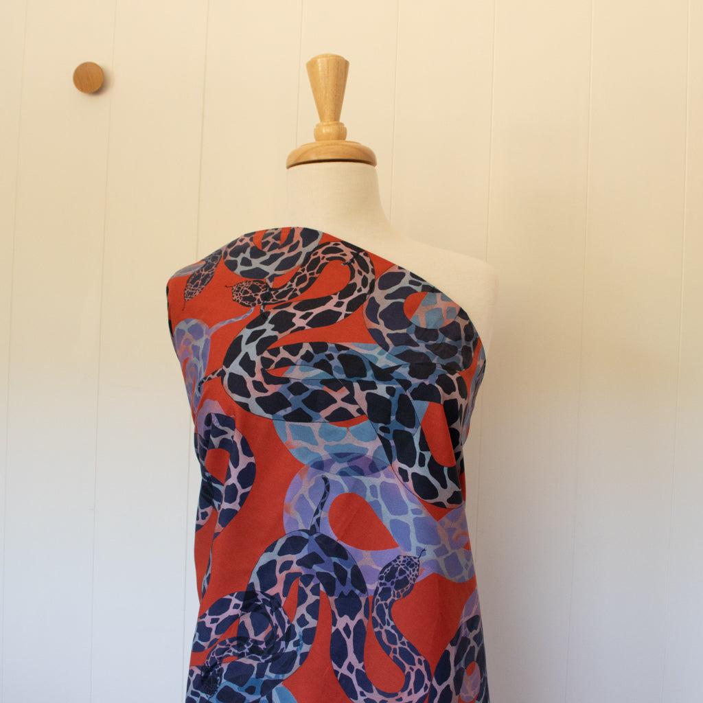 Lady McElroy Exclusive - Cotton Lawn - Python Party - MaaiDesign