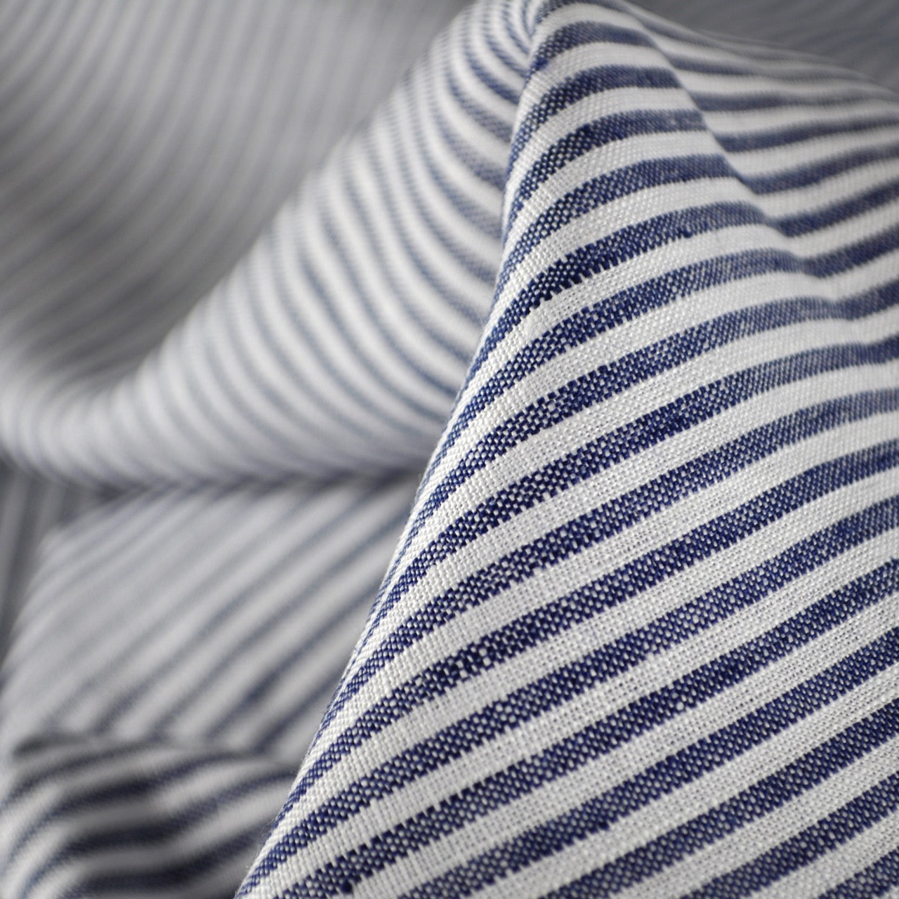 Linen - Navy Stripe - MaaiDesign