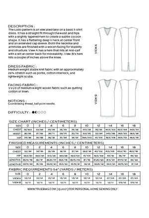 Lodo Dress - True Bias | Sewing Pattern - MaaiDesign