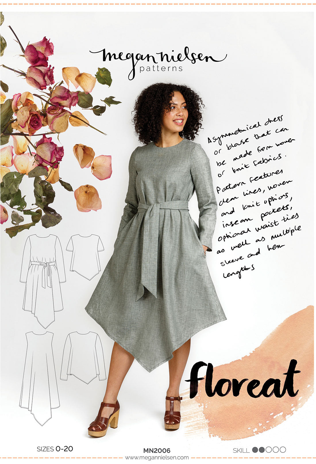 Floreat Dress &amp; Top | Megan Nielsen - MaaiDesign