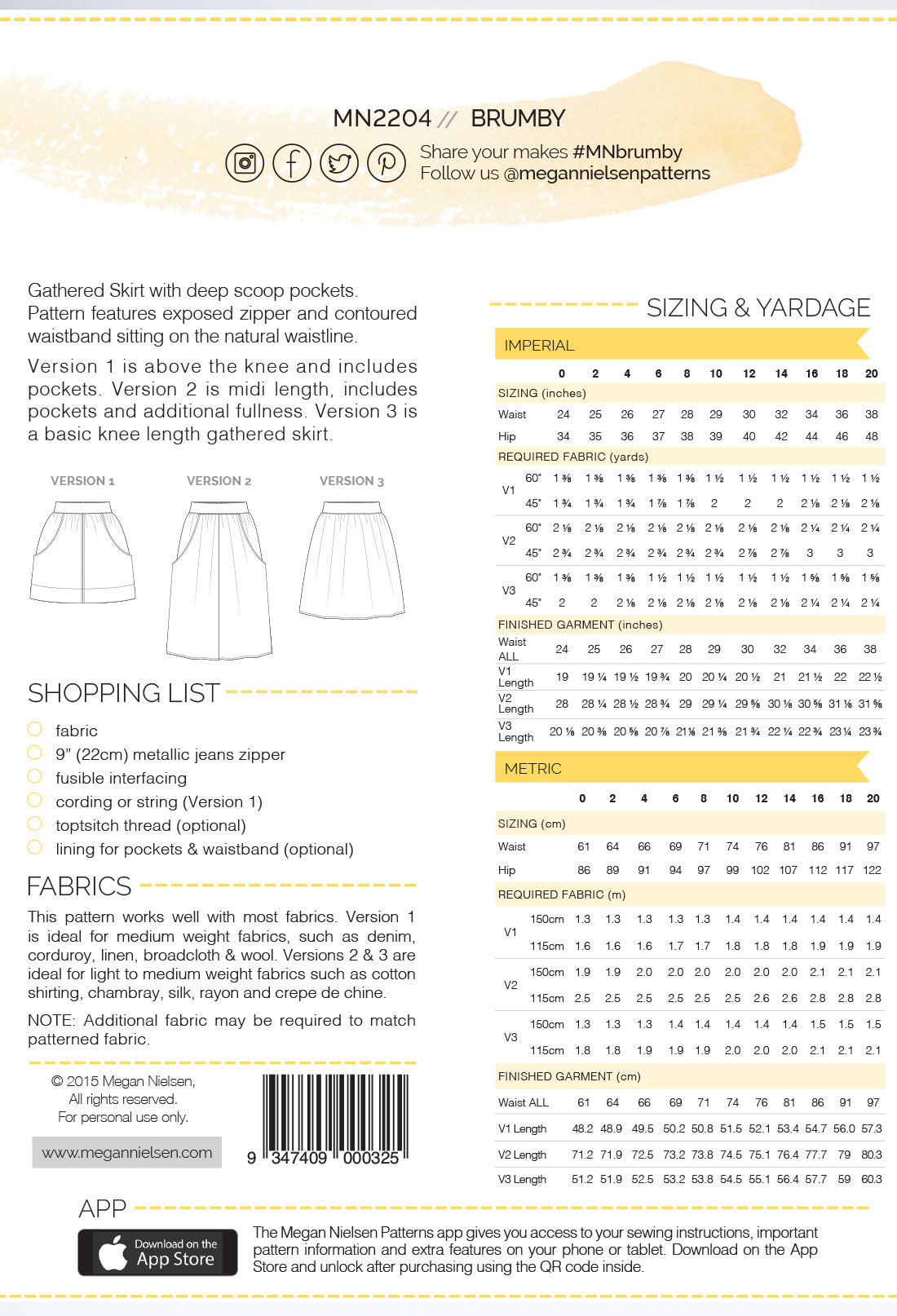 Brumby Skirt | Megan Nielsen - MaaiDesign