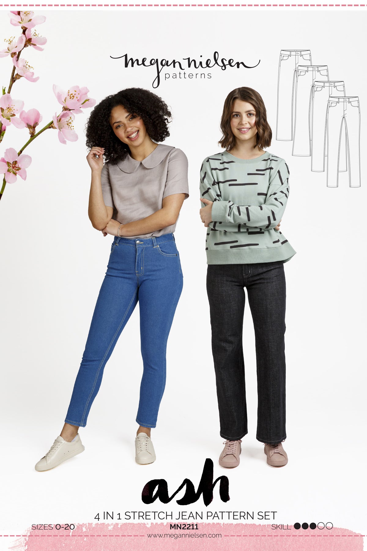 Ash Jeans (4 in 1!) | Megan Nielsen - MaaiDesign