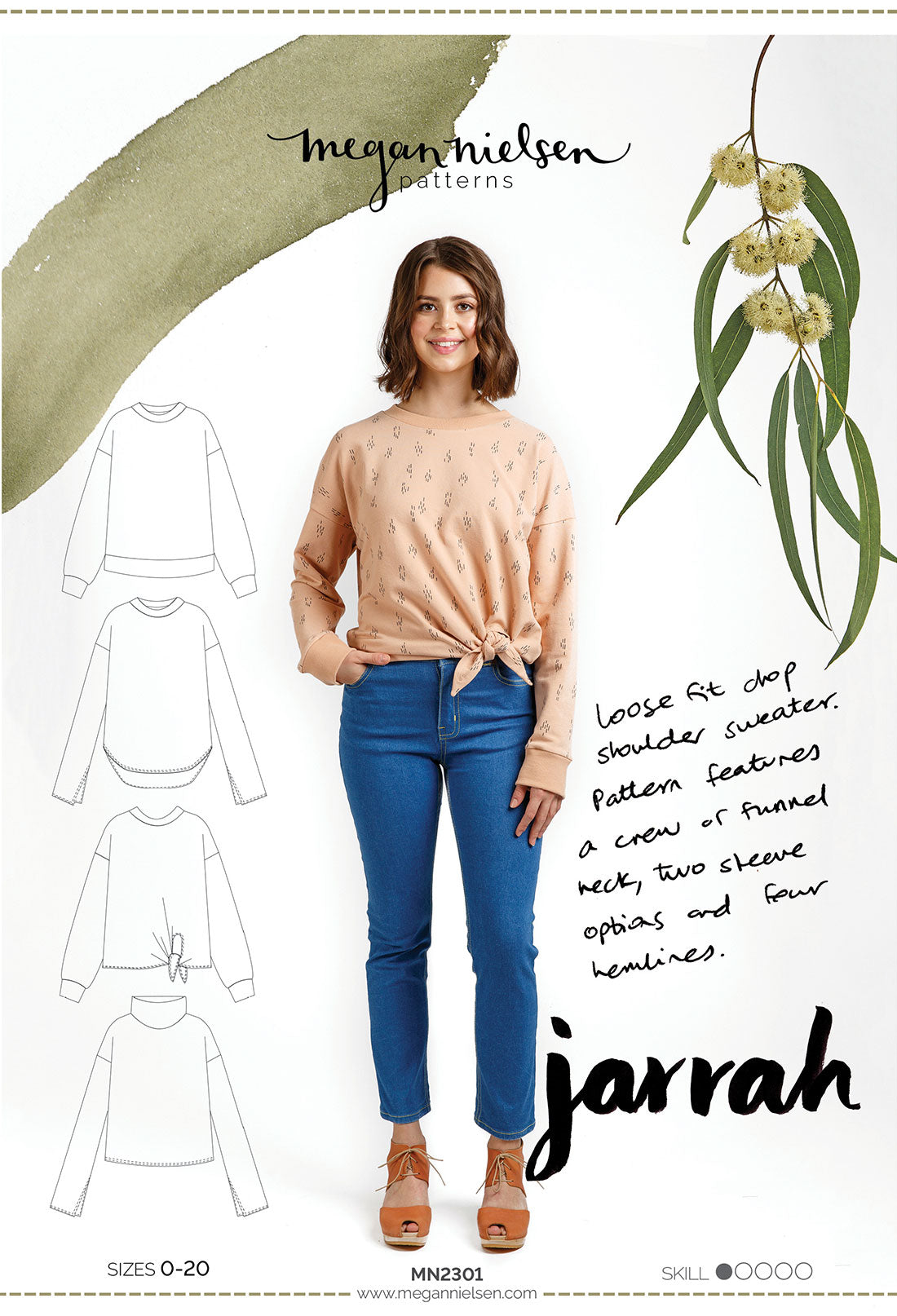 Jarrah Sweater | Megan Nielsen - MaaiDesign