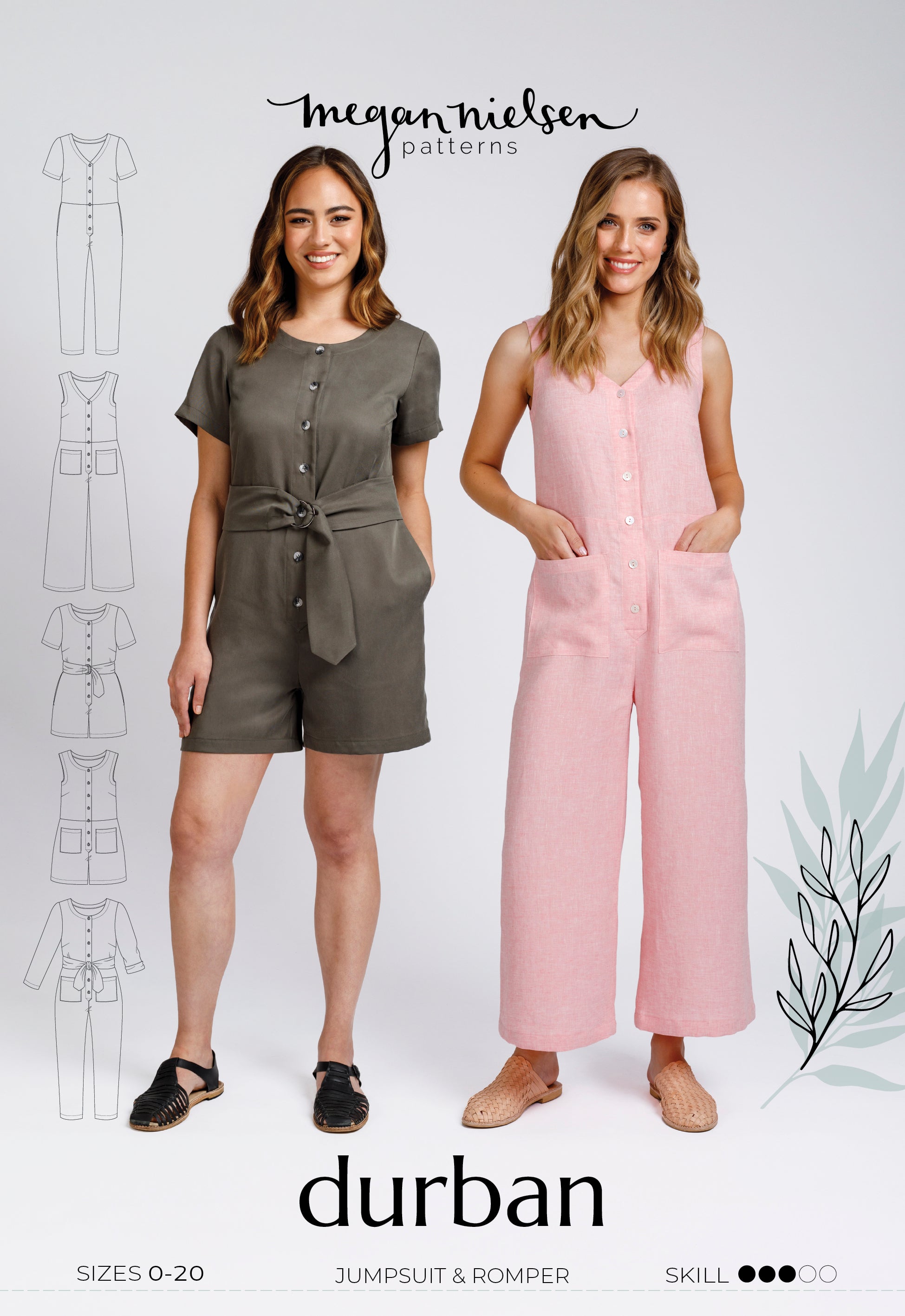 Moonstone Jumpsuit Digital Sewing Pattern - Sew Daily