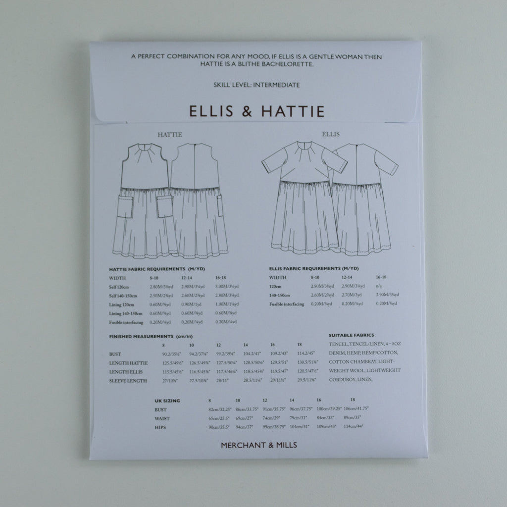 The Ellis &amp; Hattie - UK 8-18 - Sewing Pattern | Merchant &amp; Mills