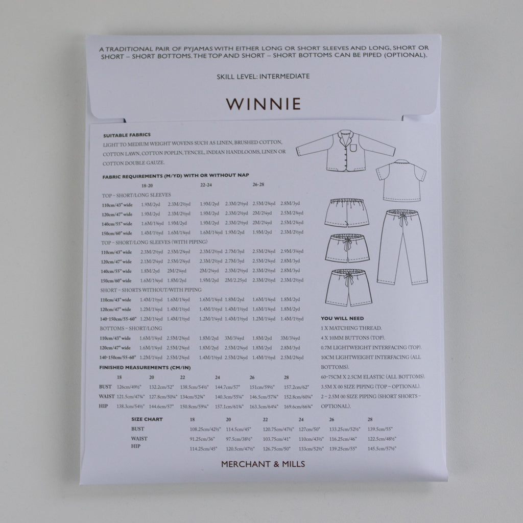 The Winnie UK 18-28 - Sewing Pattern | Merchant &amp; Mills