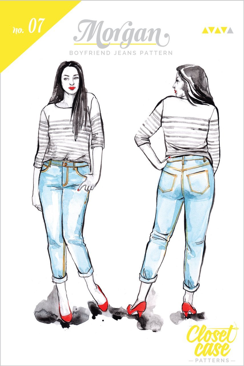Closet Core Patterns | Morgan Non-Stretch Jeans - MaaiDesign