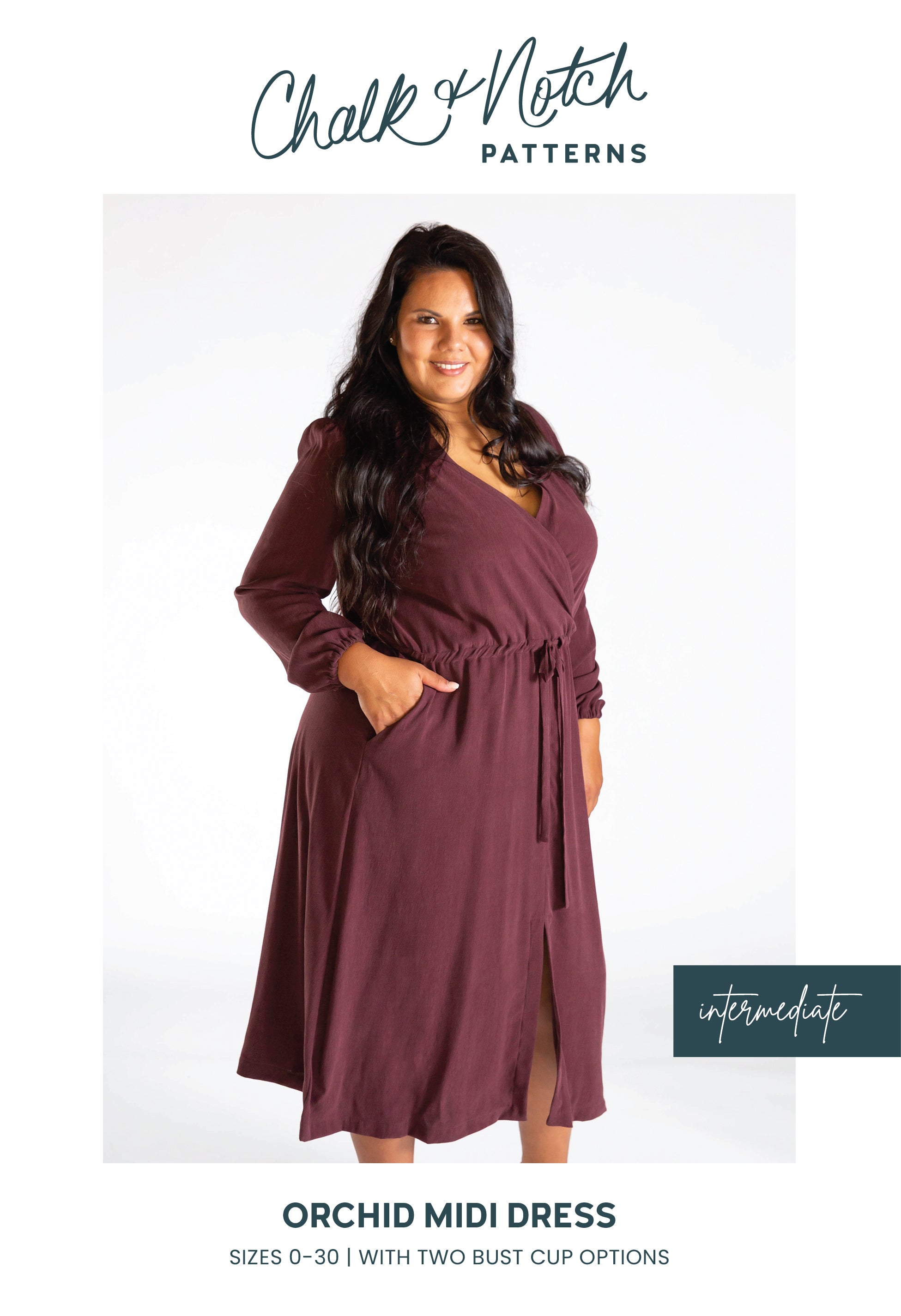Orchid Dress and Blouse - Sewing Pattern | Chalk and Notch Patterns