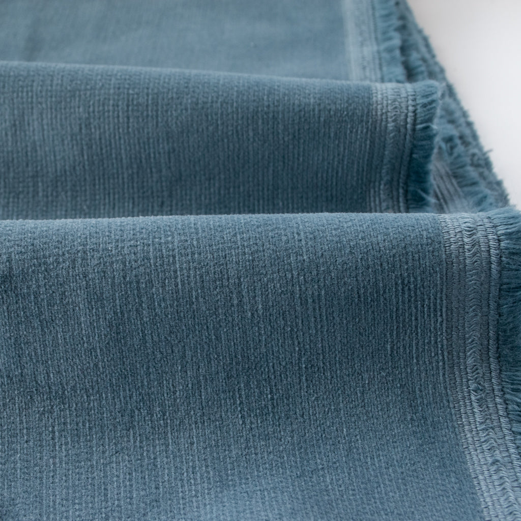 Stretch Pinwale Corduroy - Grey Blue