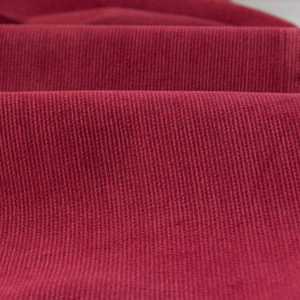 Stretch Pinwale Corduroy - Cherry