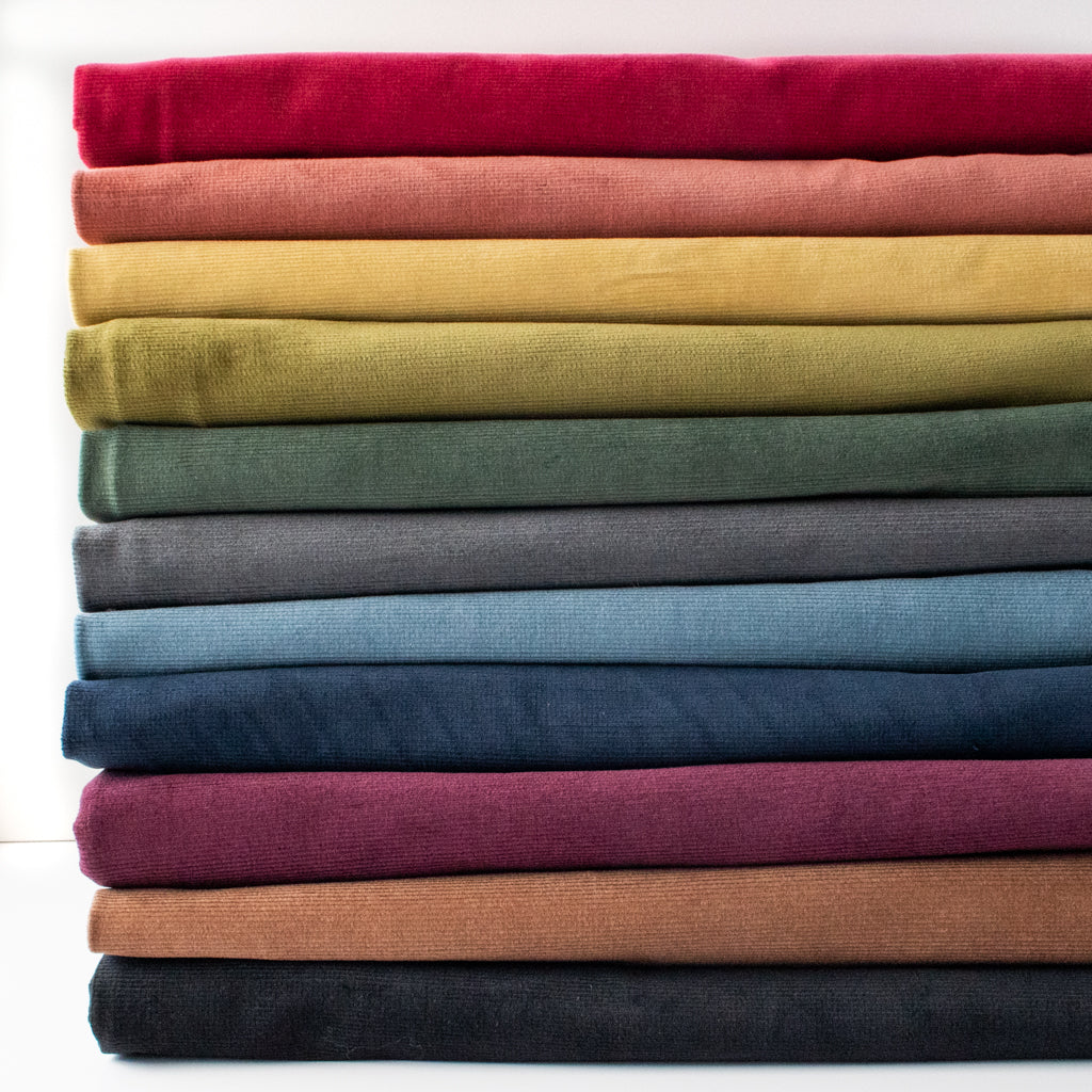 Stretch Pinwale Corduroy - Myrtle