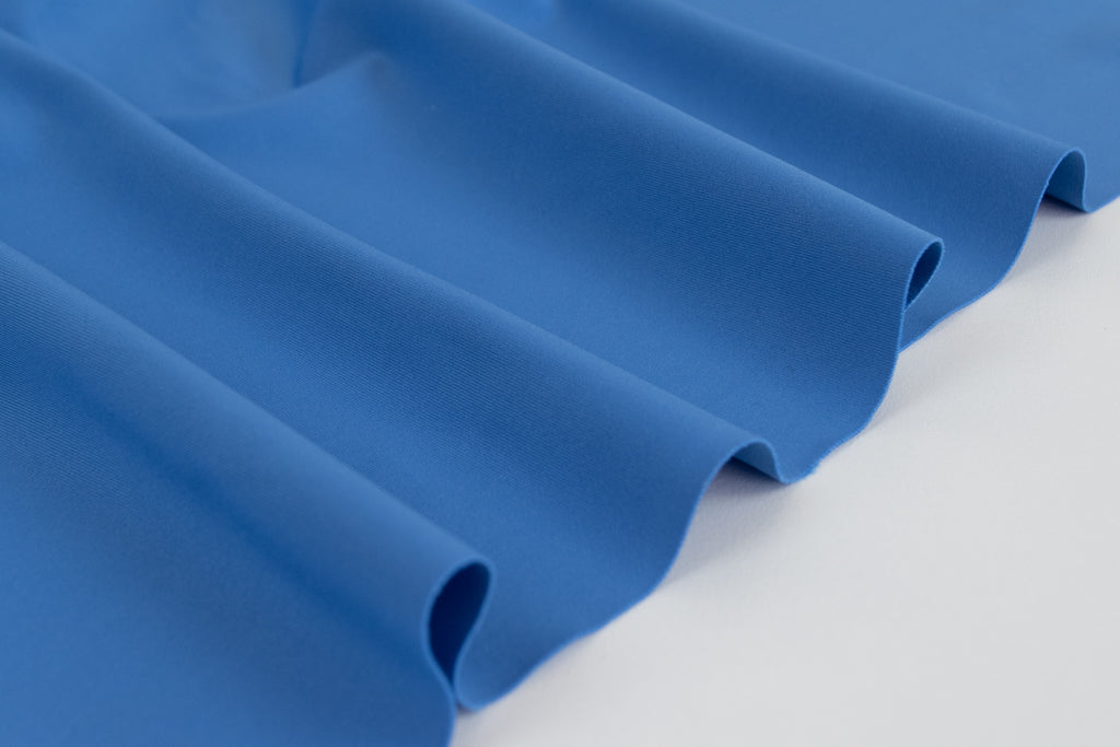 Recycled Eco Matt Sports Lycra - Cornflower