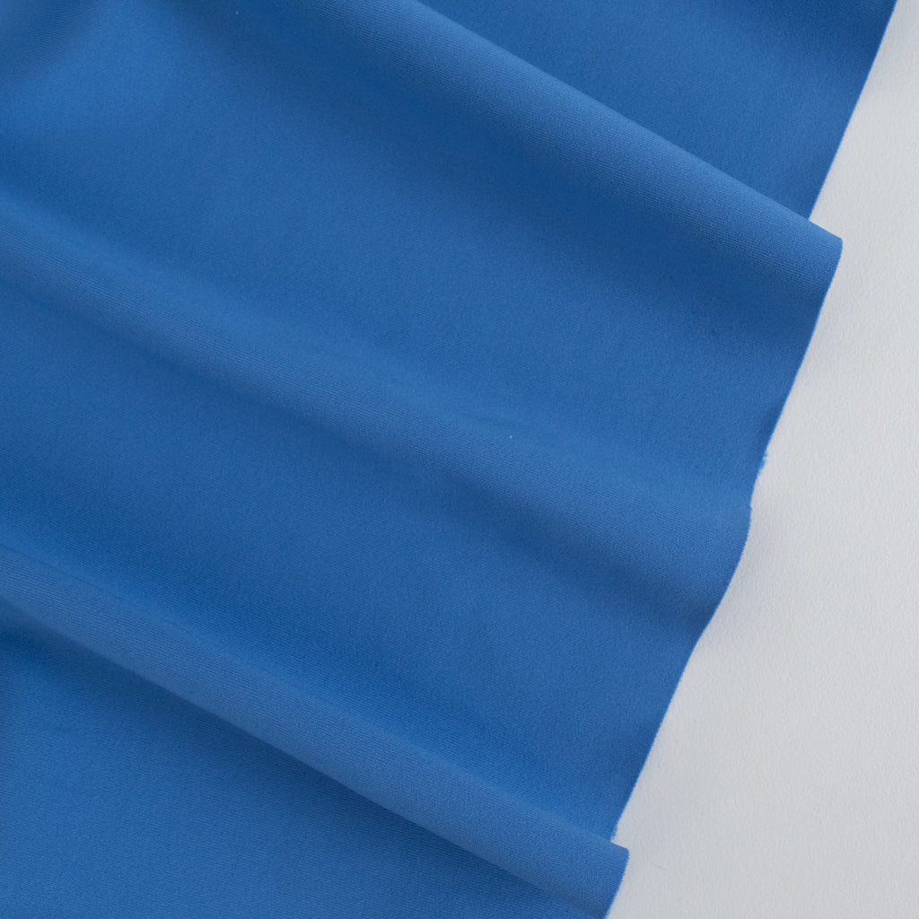 Recycled Eco Matt Sports Lycra - Cornflower