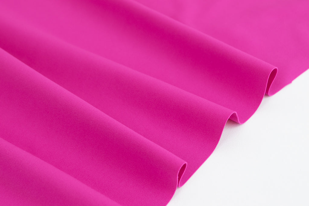 Recycled Eco Matt Sports Lycra - Magenta