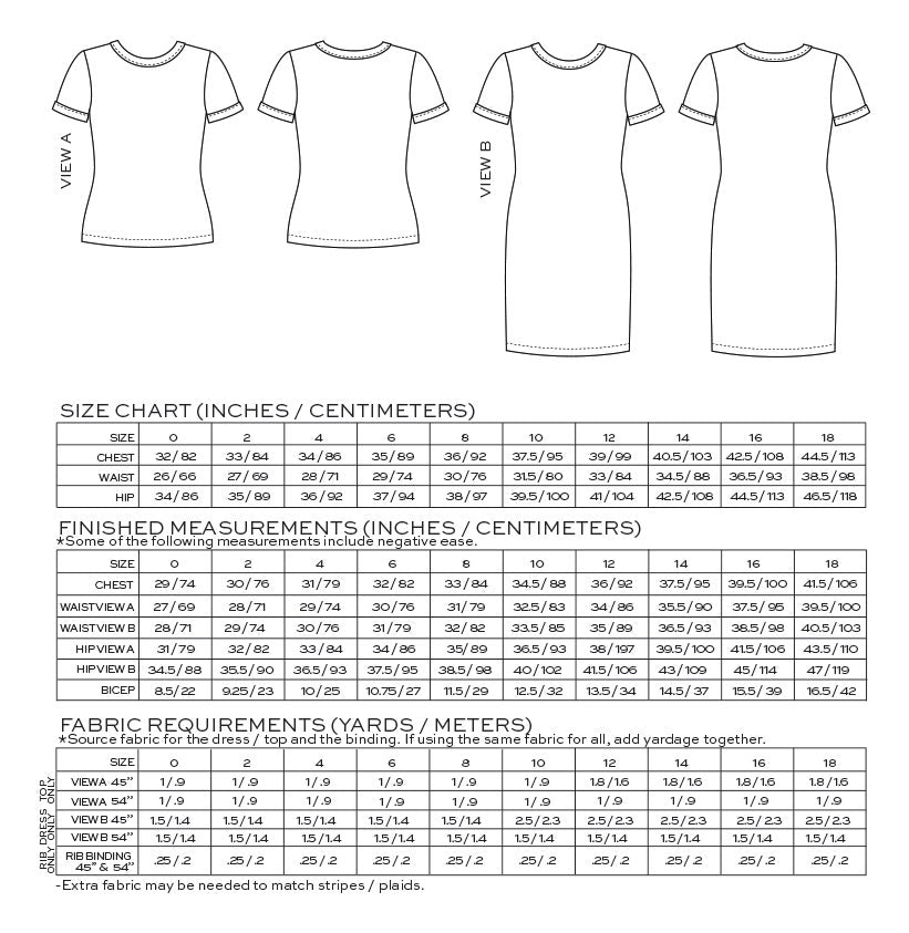 Rio Ringer T-Shirt / Dress - True Bias | Sewing Pattern - MaaiDesign