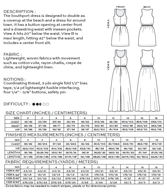 Southport Dress - True Bias | Sewing Pattern - MaaiDesign