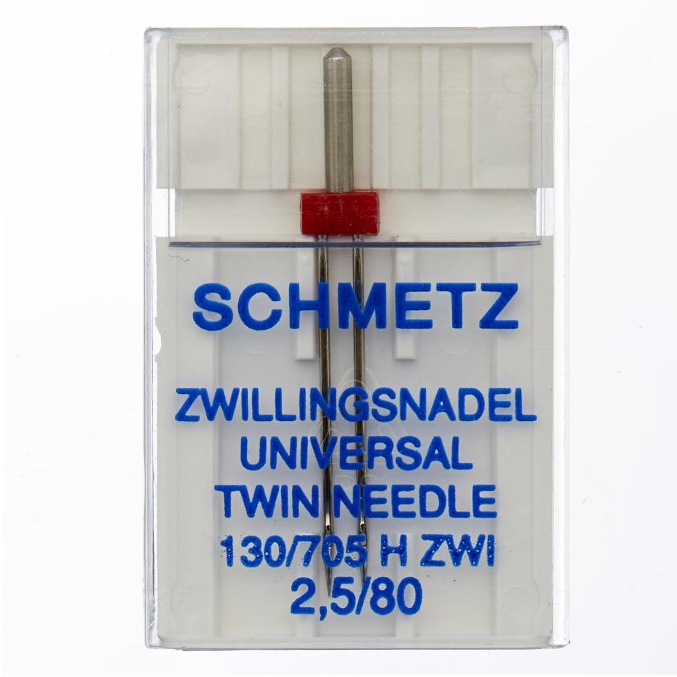 2.5mm Twin Machine Needle Universal - Schmetz - MaaiDesign