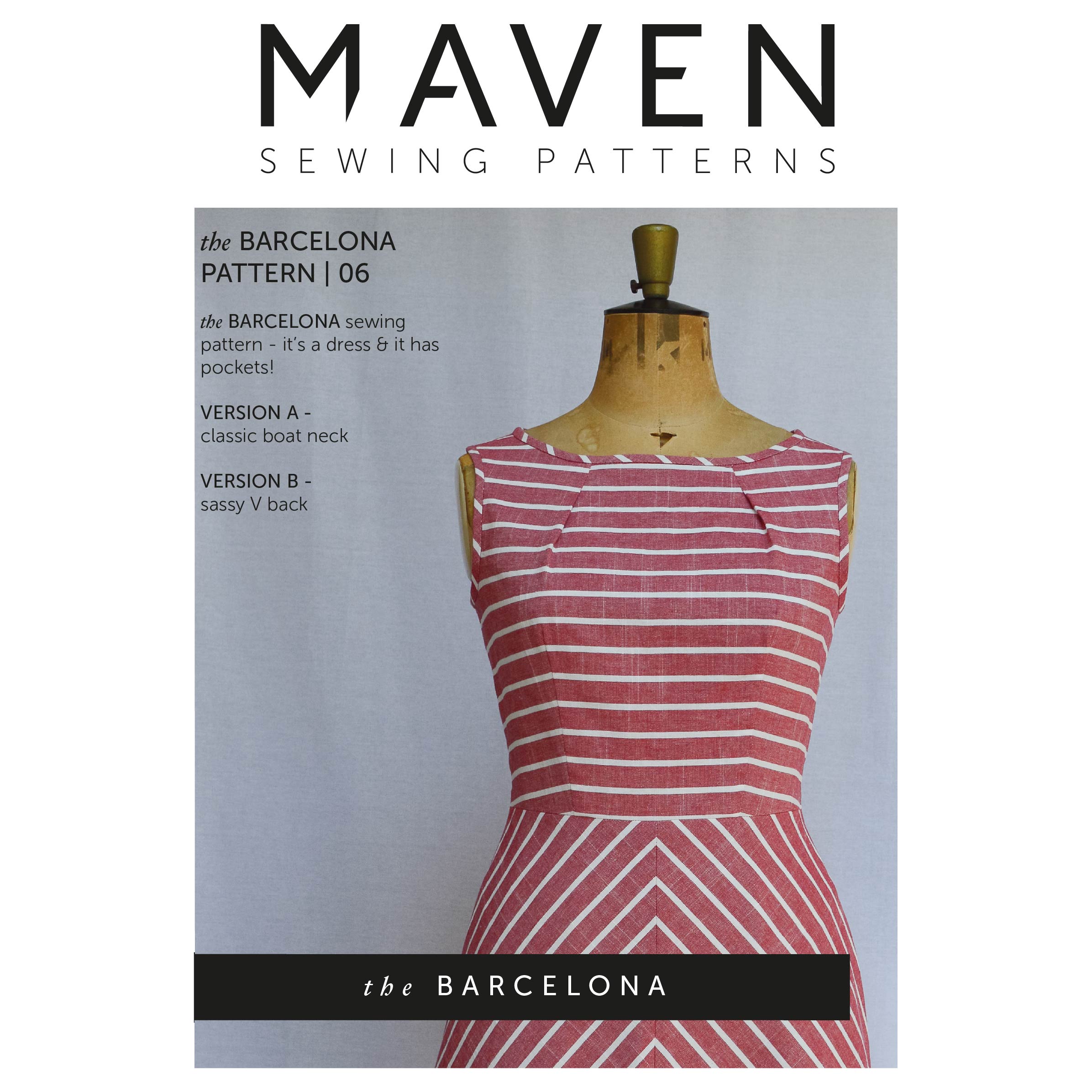 The Barcelona - Sewing Pattern | Maven