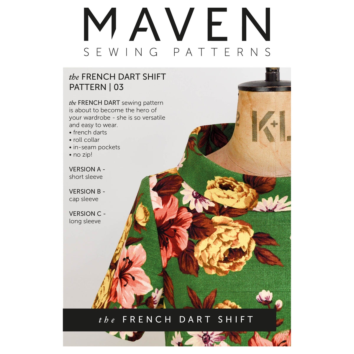 The French Dart Shift - Sewing Pattern | Maven