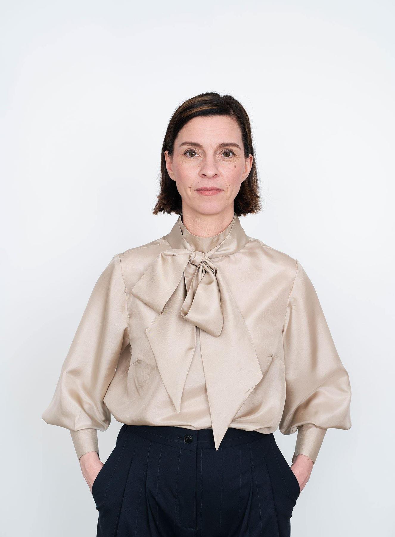 Tie Bow Blouse - The Assembly Line - MaaiDesign