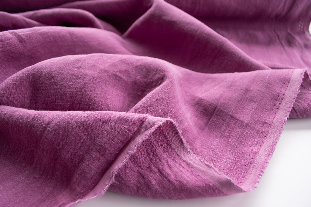 Washed Linen - Berry - MaaiDesign