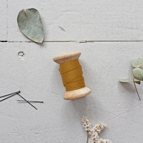 Atelier Brunette Bias Binding - Dobby Ochre