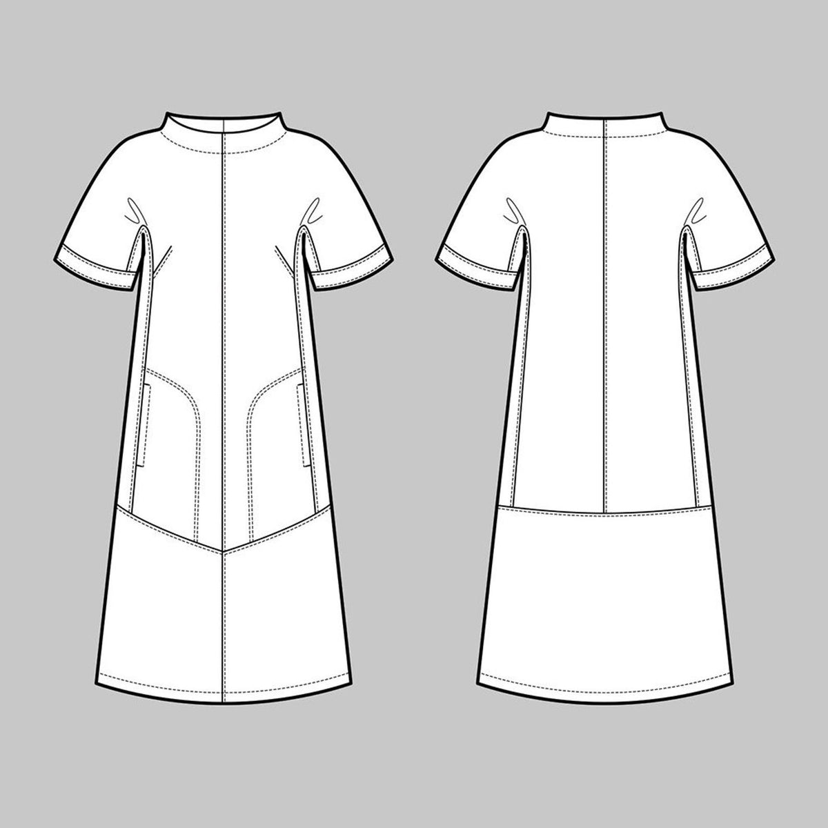 Cap Sleeve Dress - The Assembly Line - MaaiDesign